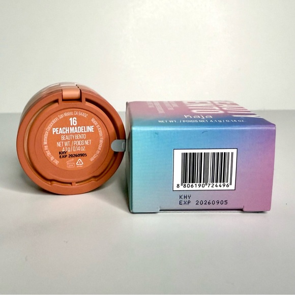 Kaja Eye Bento Bouncy Eyeshadow Trio Peach Madeleine - Picture 5 of 7